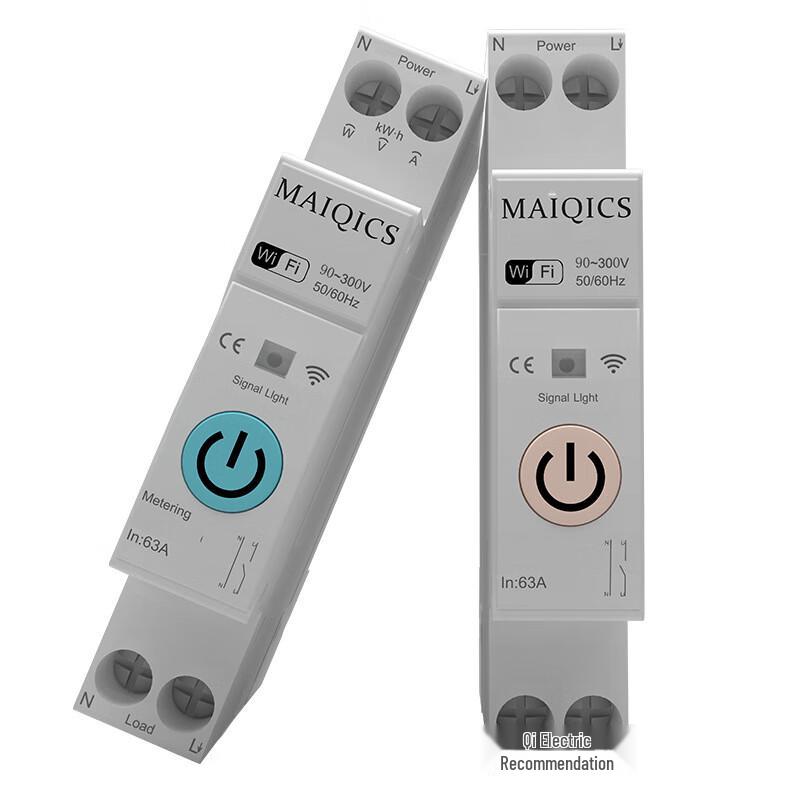 

OLOEY 1P 63A Smart WiFi Circuit Breaker with Energy Monitoring CN plug (adapter included)