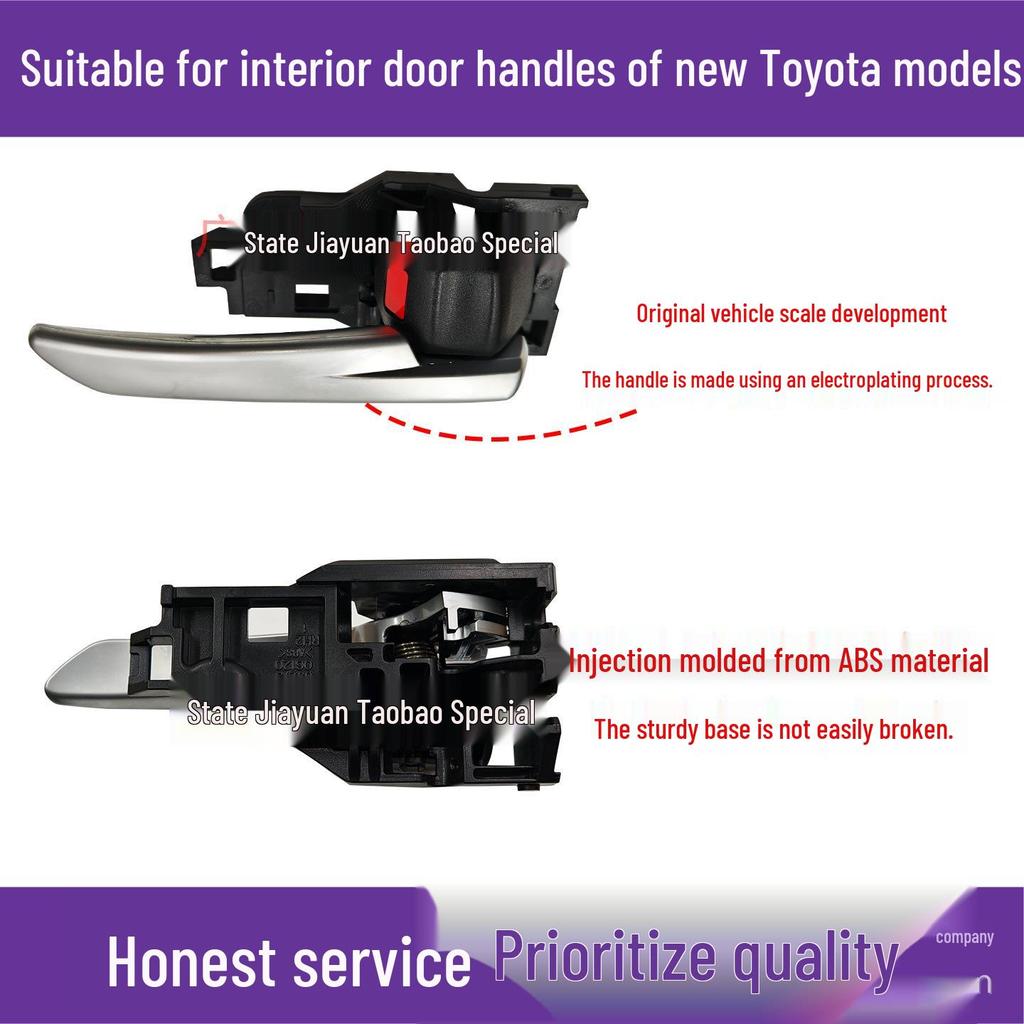 Compatible with 2019-2025 Toyota Levin/Camry/Sienna Door Interior Pull Handle and Switch.