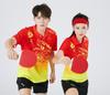 Quick-Dry Table Tennis & Badminton Clothing Set: Kids' Polo & Adult Short Sleeve