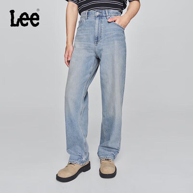 Lee Men's EasyRider Loose Mid-Waist Wide-Leg Jeans