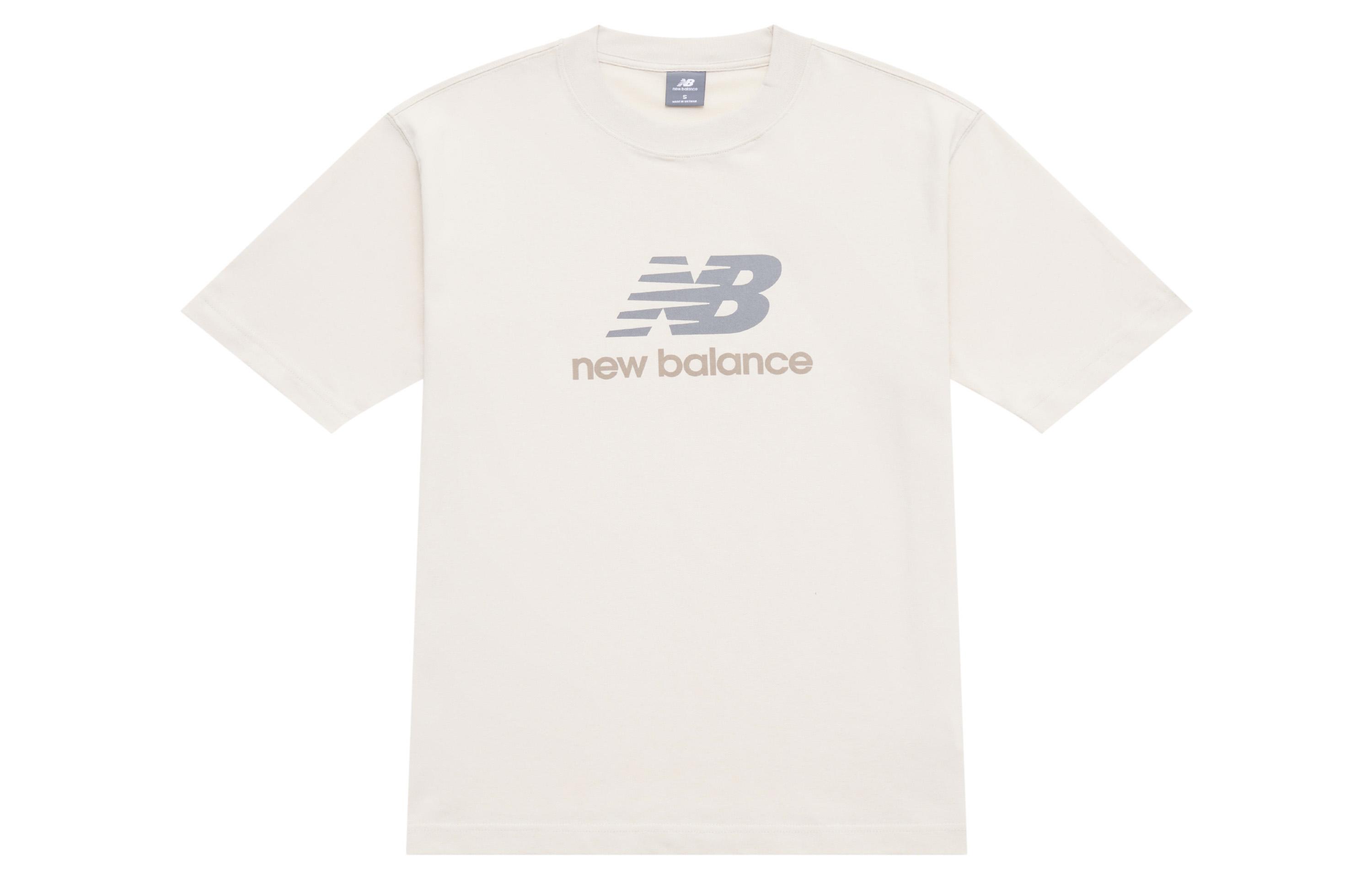 New Balance Athleisure T Shirt Unisex Beige MT51500-LIN XL