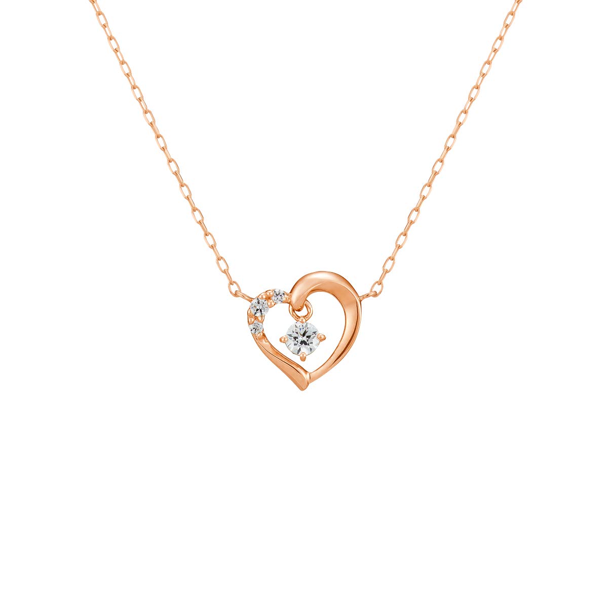 

Yondo K10 pink gold necklace 151736123117 canal4℃ (Canal Sea) (PG)