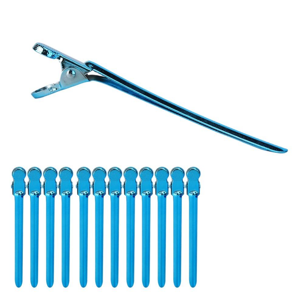 12PCS Stainless Steel Duckbilled Hair Clips Professional Hair Clips For Hairstyling