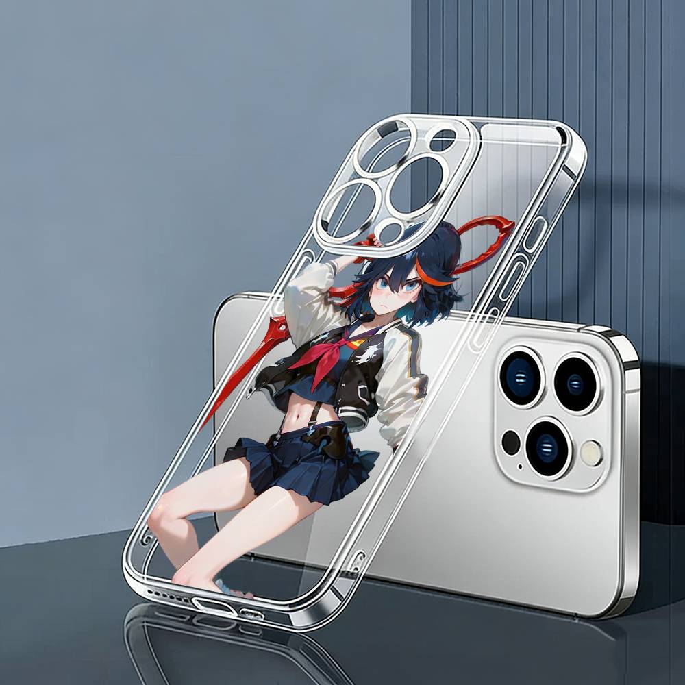 RedEyes Kill-LA Kill R-RyukoS Phone Case For iPhone 17 16 15 14 13 12 11 Mini Pro Max Plus Transparent Cover