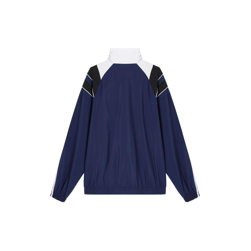 adidas Originals Warm Windproof Breathable Stand Collar Zip Jacket Unisex Jacket Blue JW9740