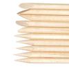 100 Pcs Nail Art Wood Stick Cuticle Pusher Remover Pedicure Useful Manicure Tool