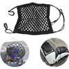 ISGTDRM Motorcycle Cargo Net High Elastic Double Layer Motorcycle Net for Helmet Storage Bungee Cargo Net with Hooks Luggage Net
