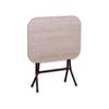 Sivas Gözde Furniture Ecowood Folding Square Table 70X70X75CM