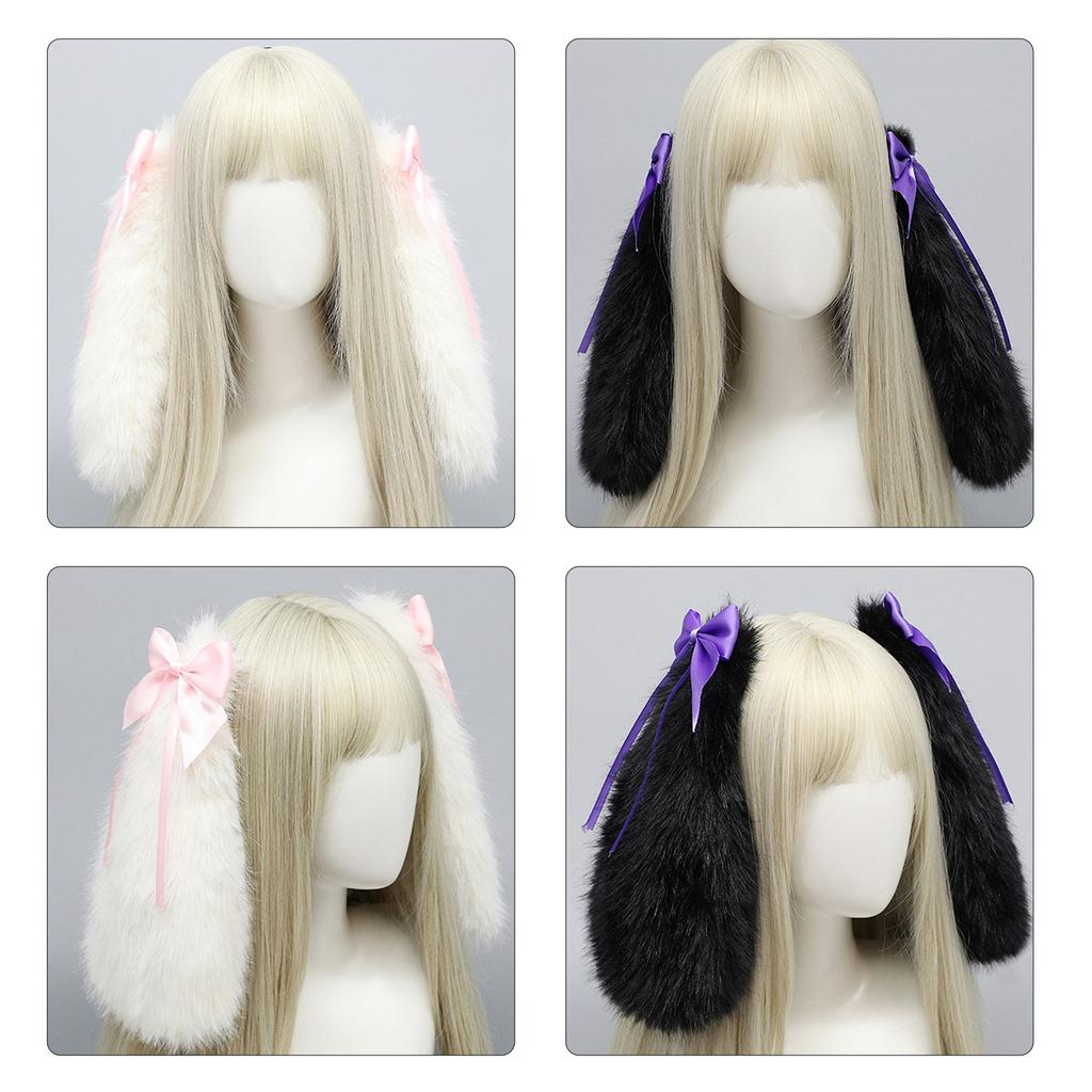 Furry Rabbit Hair Hoop Cosplay Anime COSPLAY Halloween Cartoon Role Playing Fursuit Prom Party Live Show Accessories