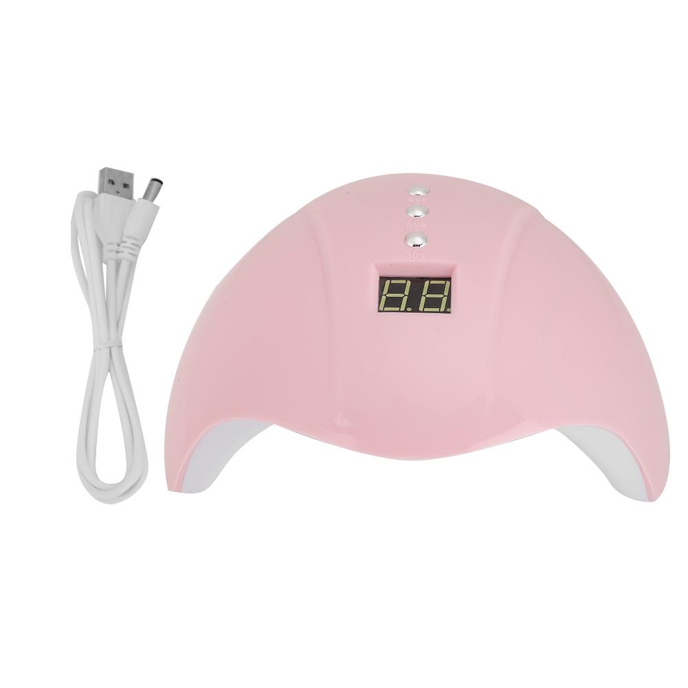 

36W LED UV Nail Lamp Gel Nail Polish Dryer Quick Drying Nail Art MachinePink розовый