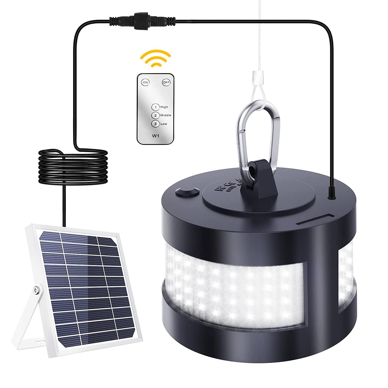 

160 светодиодных солнечных светильников, водонепроницаемый, работающий от заката до рассвета, патио, сплит-подвесной светильник для сада, гаража, датчик, солнечные прожекторы безопасности белый