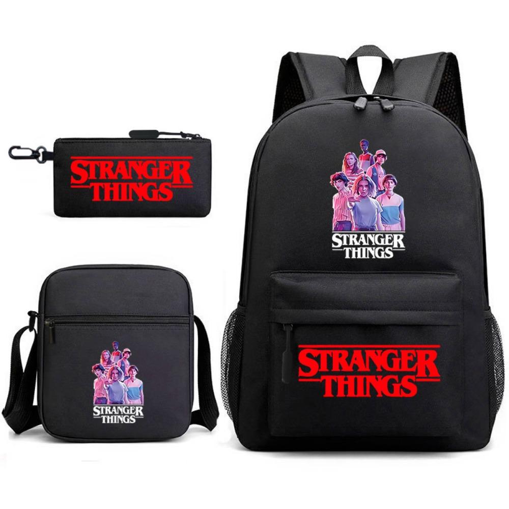 ONE PIECE heat transfer schoolbag primary school student printed backpack large capacity backpack backpack pencil case