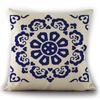 2Pcs Chinese Style Cushion Covers Blue and White Porcelain Printed Throw Pillows Cases Home Sofa Car Seat Decor Elegant 45x45cm