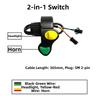 Multistyles Reverse Horn Dual Flashing Headlights  Electric Vehicle Switch Accessories