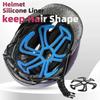 Motorcycle Helmet Silicone Lining Flexible Deformation Resistant Cycling Vehicle Helmet Lining Heat-resistant Well-ventilated Co