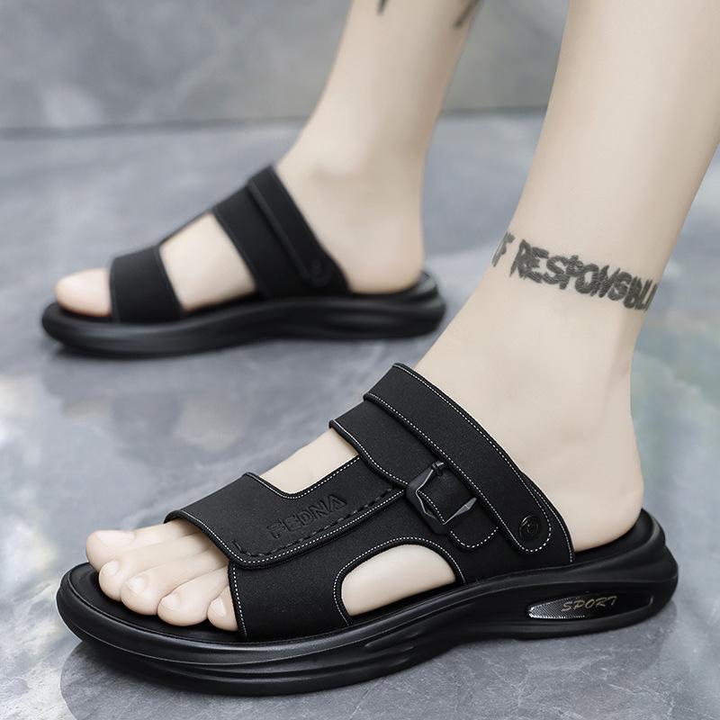 Sandals men's summer new dad slippers dual-purpose casual wear driving sandals outdoor platform beach shoes men
