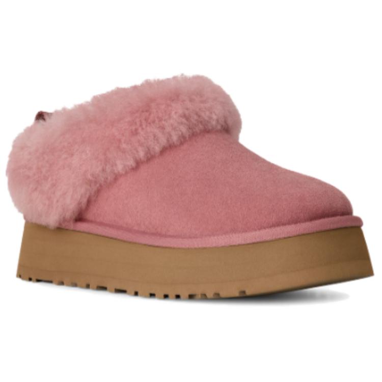 UGG Tazzelle Cow Split Leather Durable Simple Comfortable Commuting Outdoor Casual Fashion Ankle Snow Boots Women boots Pink 1171393-PDW