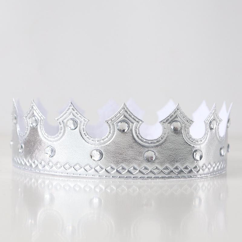Golden Prince Crown Birthday Cake Decoration Hat for Kids