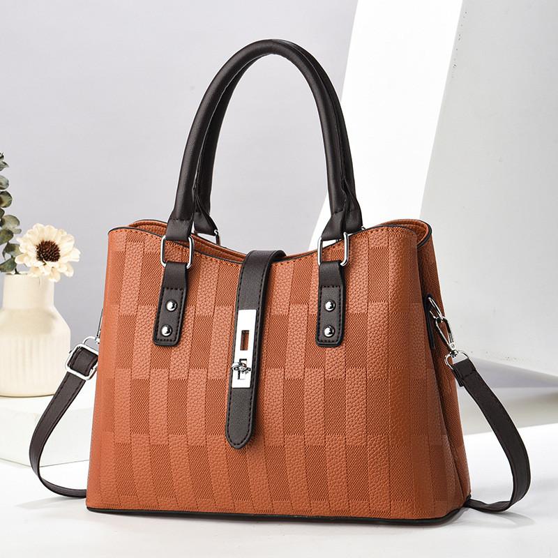 Stylish Pu Mama Bag For Women In Trendy Color Block Design Ideal For Daily Use