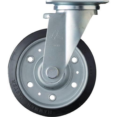

Hammer, special steel plate, swivel, rubber B wheel, 150mm, 420YS-RBB150