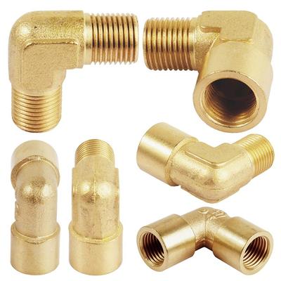 1/8" 1/4" 3/8" 1/2" Pipe Joint Brass 90 Degree Elbow Hose Barb OD 6-10mm Brass Pipe Fitting Coupler Connector Adapter