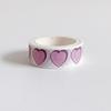 5m Washi Tape Heart Cake Pattern Black White Decorative Paper Tape for Journaling Sealing Stickers Stationery Ins Style