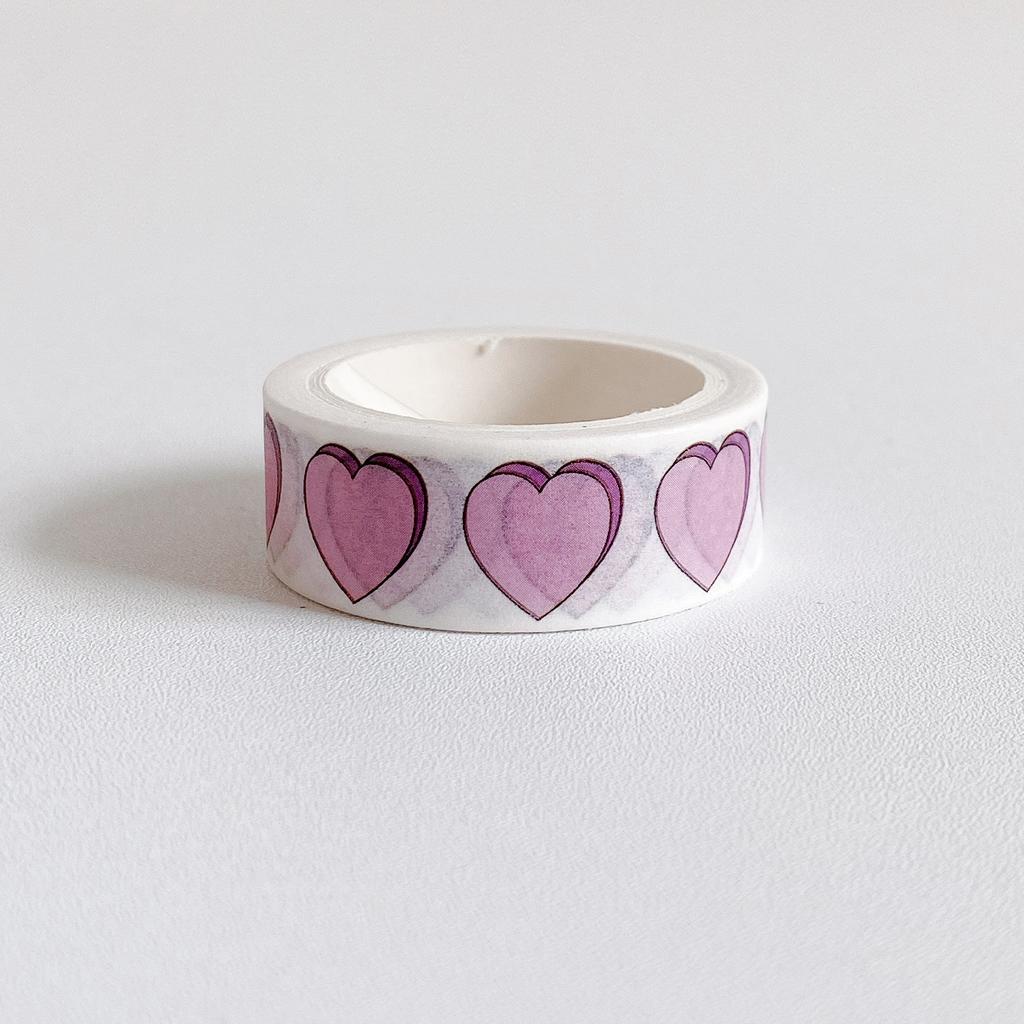 5m Washi Tape Heart Cake Pattern Black White Decorative Paper Tape for Journaling Sealing Stickers Stationery Ins Style