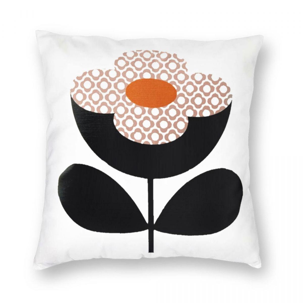 Exquisite Ornaments Unisex Orla Kiely - Stem Flowers Design Square Pillowcase Pillow Cover Cushion Throw Pillow For Home Sofa Living Room