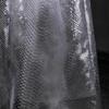 Transparent/Frosted TPU Waterproof Fabric Snake Skin Pattern Tarp Creative Bottoming Shirt Skirt Clothing Fabric for DIY Sewing