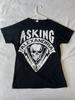 Asking Alexandria Band 2008 Black Shirt Unisex Concert S5XL TR515 Unisex T-Shirt