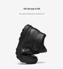 Men's Winter High-Top Velvet-Lined Outdoor Hiking Boots - Anti-Slip, Breathable, Large Size, Versatile Leather.