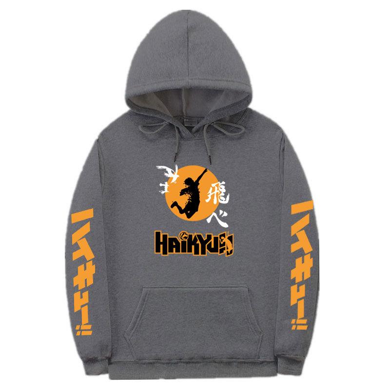 Haikyuu Haikyuu Haikyuu Cartoon Day Anime Loose Hooded Sweatshirt Sweatshirt
