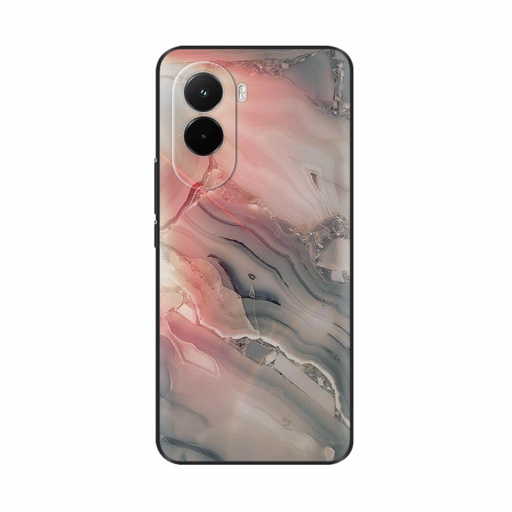 For Xiaomi Poco M7 4G Case Painting Floral Soft Silicone Protective Bumper Cover For Xiaomi Pcoc M7 Pocom7 4G Cases Capa Fundas