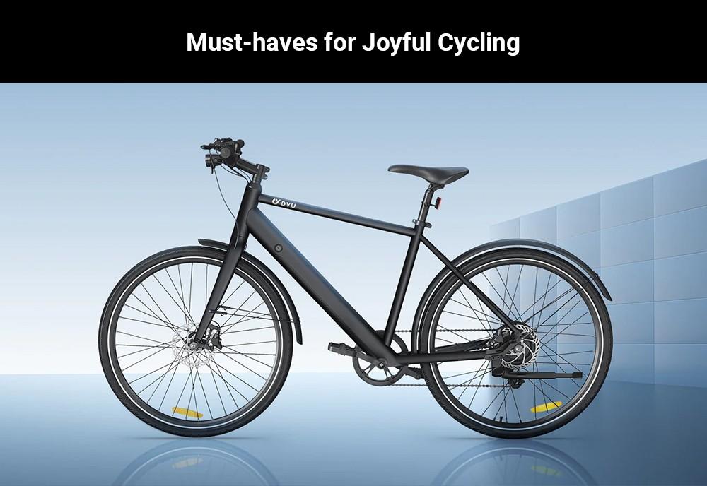DYU Stroll 1 Elektrofahrrad, 250W Motor, 36V 9Ah Akku, 700*38C CST Reifen, 25km/h Höchstgeschwindigkeit, 100km Reichweite