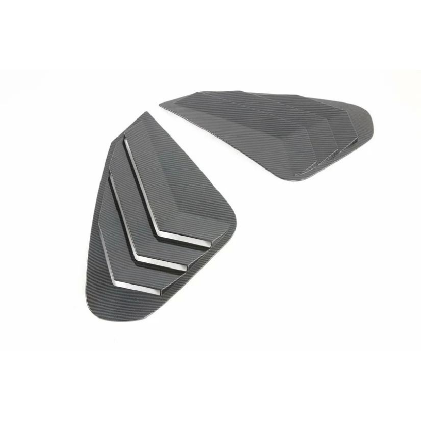 For TOYOTA Rav4 (xa50) -2024     Decorate Accessories Carbon Fiber Style Rear Window Shutter Decoration