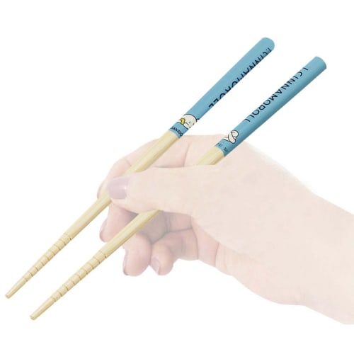 Skater ANT4-A Bamboo Safety Chopsticks, 21cm, Aishin Amoroll Design