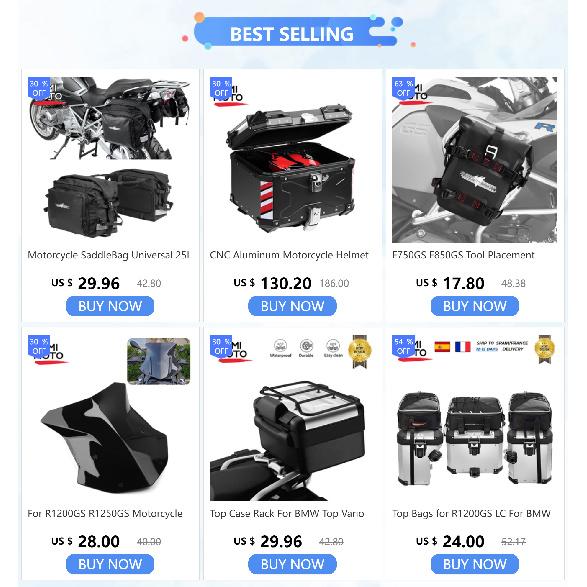 Universal Rear Enlargement Rack Luggage Rails For BMW R1200GS 1200 GS R1250 GS R 1200GS LC GSA ADV Adventure F900XR F850GS F750