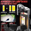 Bullvision 1PC H4 LED Lens Mini Bi Led Projector 800W Headlights CANBUS 9003 HB2 High Low Beam 6000K Motorbike Turbo Lamps