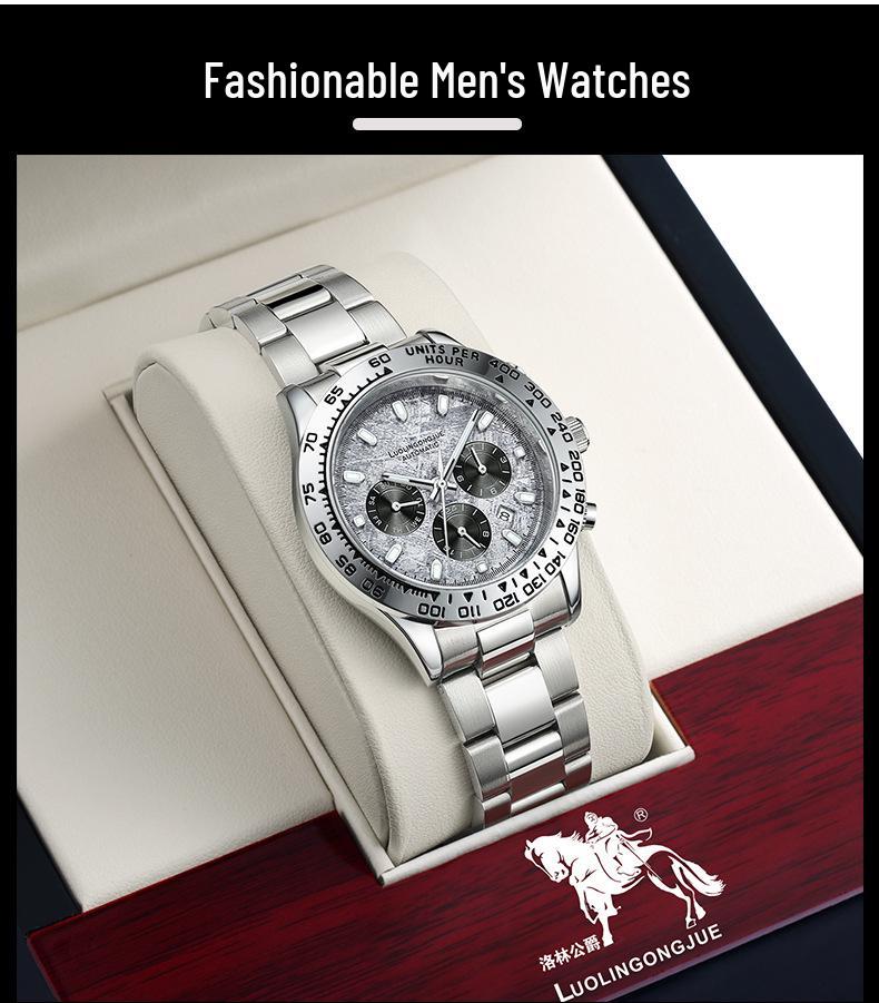 Duke of Lorraine 1954 Men's Multifunctional Waterproof Luminous Automatic Mechanical Watch