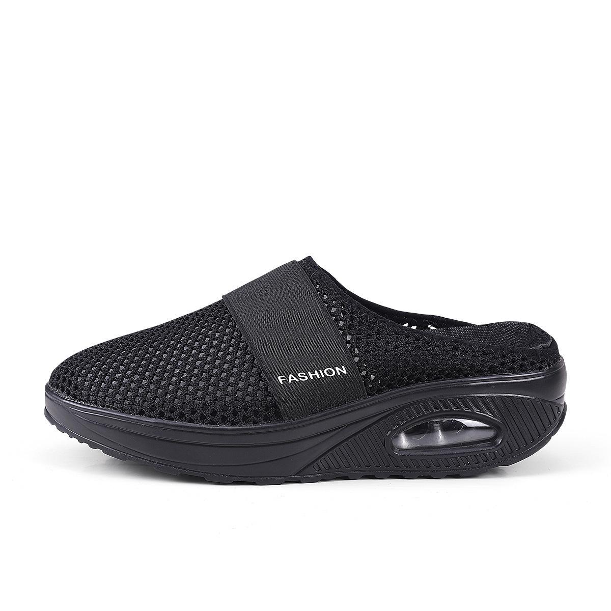 

Нові жіночі туфлі великого розміру 2024 р. Туфлі напівпідтримки на пневматичній подушці підошва-гойдалка Дизайнерське взуття Чоловіче взуття 43