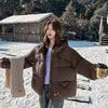 Down Cotton Clothes Women's Winter New Fashion Hooded Warm Thickened Casual Bread Clothes Jacket