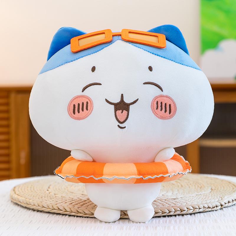 

Adorable Kawaii Jiji Swimming Ring Plush Toy - Usagi Doll Series Gift 25 cm