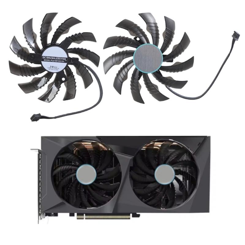 95MM 4PIN GPU Fan PLD10010S12HH For 3060TI 3050 Graphics Card Efficient Heat Dissipation PLD10010S12H