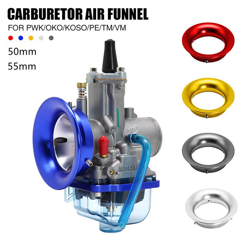 For PWK 21 24 26 28 30 32 34 PE 28 30 Carburetor 50mm 55mm Motorcycle Carburetor Air Filter Wind Cup Horn Cup