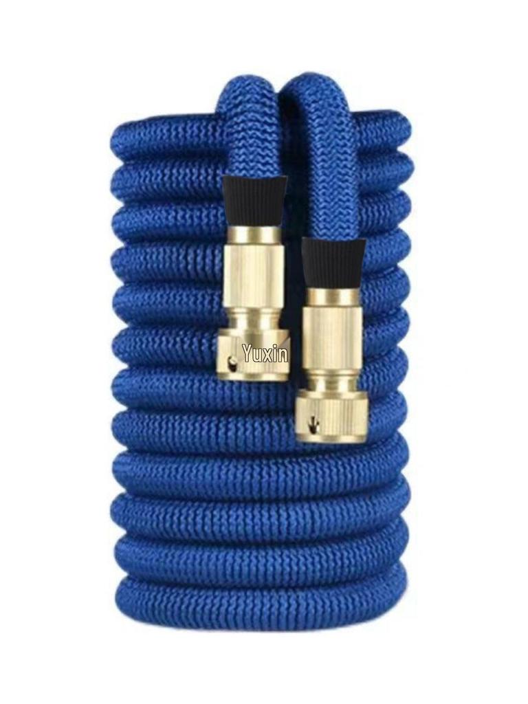 High-Pressure Telescopic Water Hose and Spray Nozzle for Car Wash and Garden Use