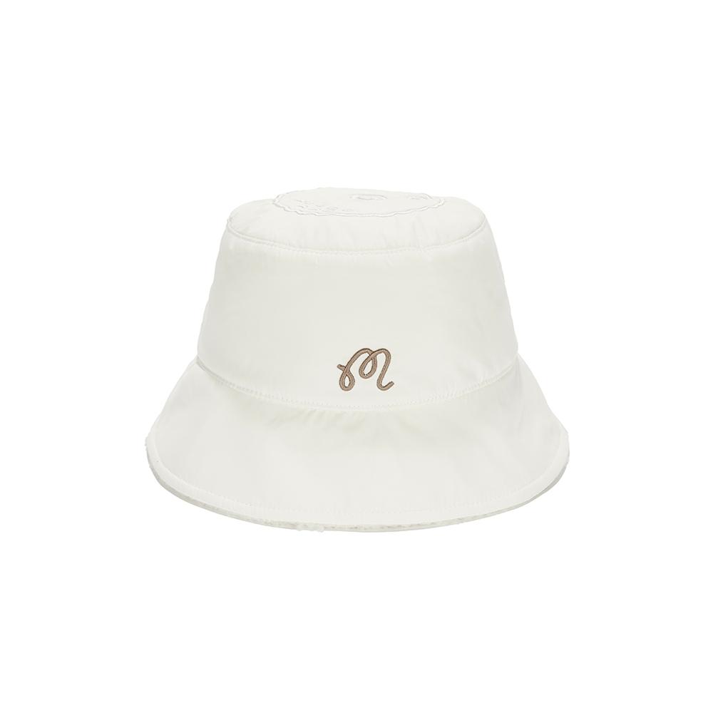 MALBON GOLF Padded Reversible Bucket Hat Ivory (Woman)