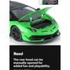 Large 1/18 Lamborghini Aventador SVJ Supercar Model Simulation Interior Details Adult Collection Ornaments Boy Gift Halloween Toys