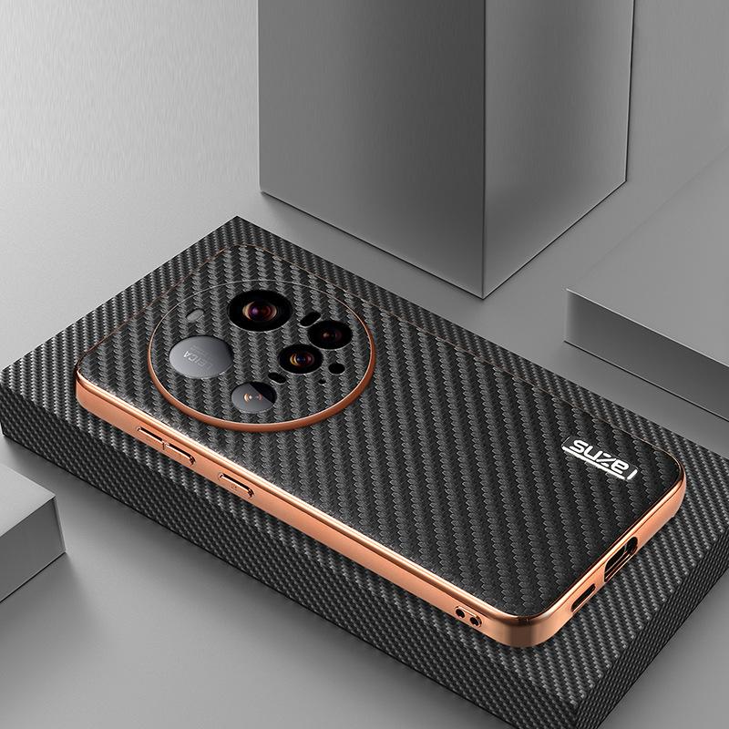 Suitable for Samsung S25ultra Phone Case Carbon Fiber S24, Samsung S23 Full Package Shockproof S22