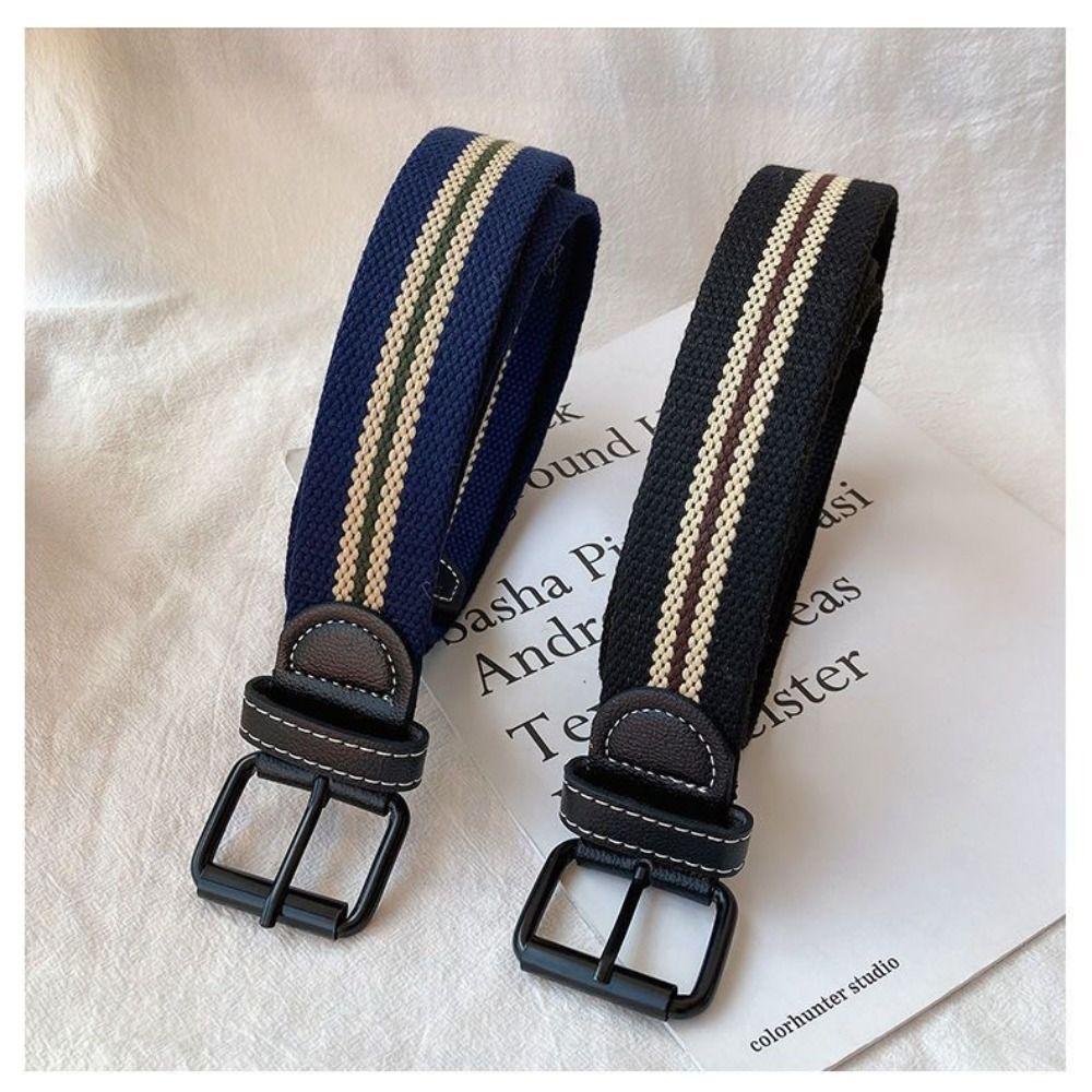 Cintos de Cintura de Fivela de Liga da Moda Tecido Respirável Faixa de Cintura Esportes ao Ar Livre Cinto de Lona de Nylon