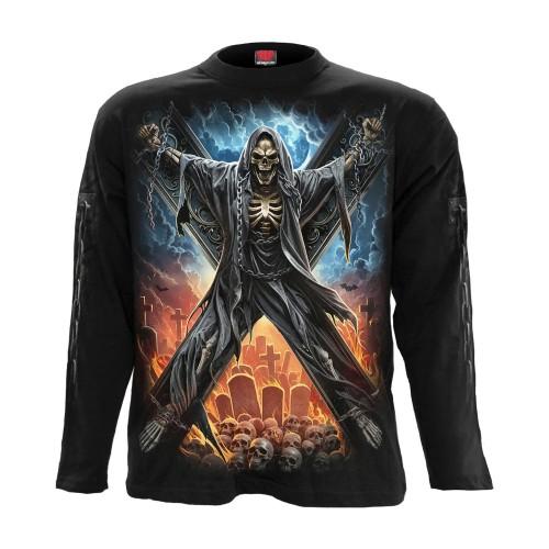 Spiral Direct Unisex Adult Crossed Over Long-Sleeved T-Shirt